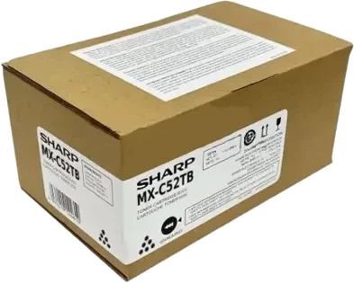 Original Sharp MX-C52TB Toner Schwarz bis zu 25000 Seiten