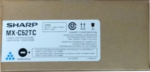 Original Sharp MX-C52TC Toner Cyan bis zu 14200 Seiten