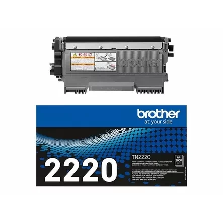 Original Brother TN-2220 Toner Schwarz bis zu 2600 Seiten
