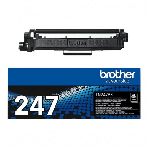 Brother Original TN-247BK Tonerkartusche Schwarz bis zu 3000 Seiten