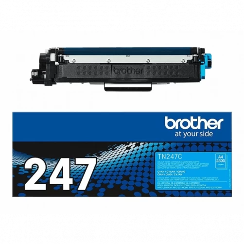 Brother Original TN-247C Tonerkartusche Cyan bis zu 2300 Seiten