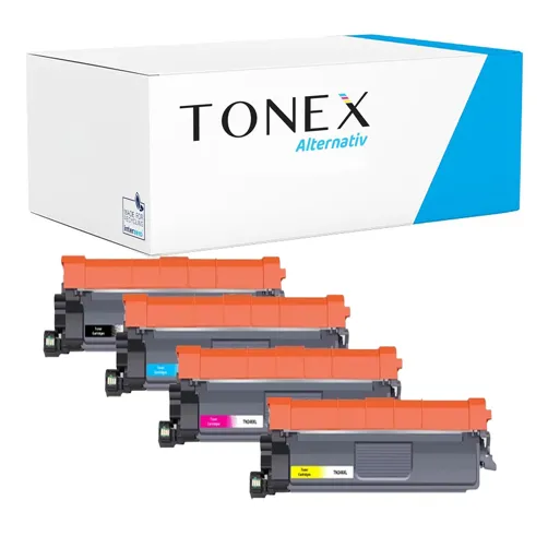 TONEREXPERT Premium Kompatibel für Brother TN-248XLCMYK / TN-248XL Tonerkartusche Schwarz Cyan Magenta Gelb