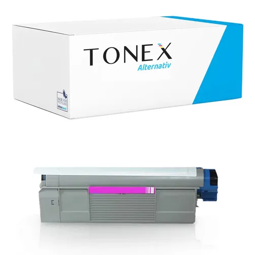 TONEX alternativ für OKI - / 43381906 Toner Magenta bis zu 2000 Seiten