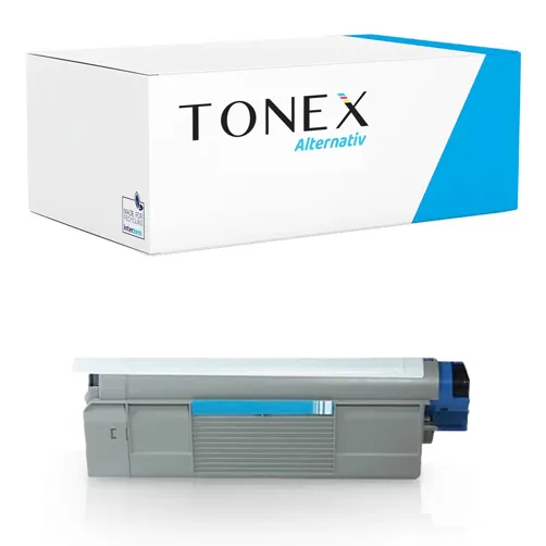 TONEREXPERT Premium Kompatibel für OKI - / 43381907 Tonerkartusche Cyan bis zu 2000 Seiten