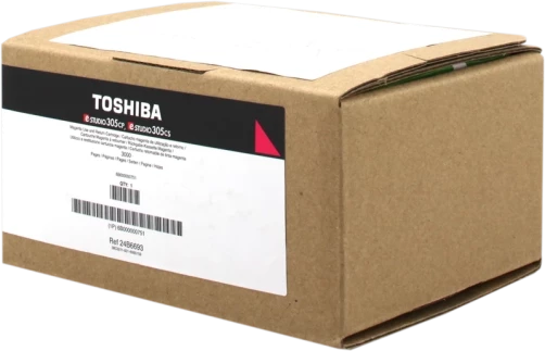 Toshiba Original T-FC305PM-R / 6B000000751 Tonerkartusche Magenta bis zu 3000 Seiten