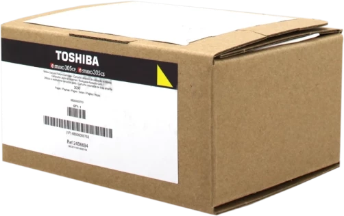 Toshiba Original T-FC305PY-R / 6B000000753 Tonerkartusche Gelb bis zu 3000 Seiten