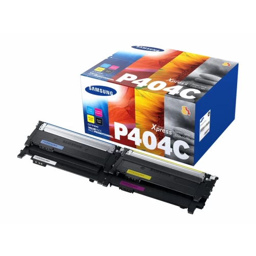 Original Samsung CLT-P404C Toner Schwarz Cyan Magenta Gelb 4er-Pack