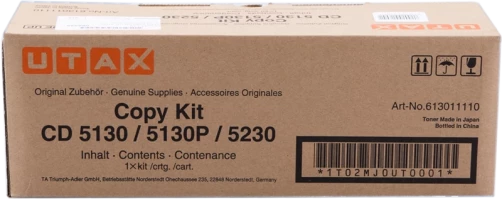 Original Utax 613011110 / CD-5130 5230 Toner Schwarz bis zu 3000 Seiten