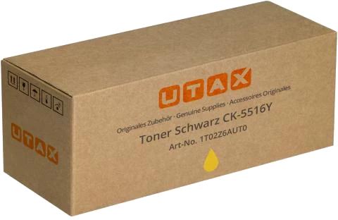 Original Utax 1T02Z6AUT0 / CK-5516y Toner Gelb bis zu 10000 Seiten