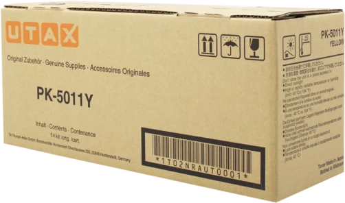 Utax Original PK-5011Y / 1T02NRAUT0 Tonerkartusche bis zu 5000 Seiten