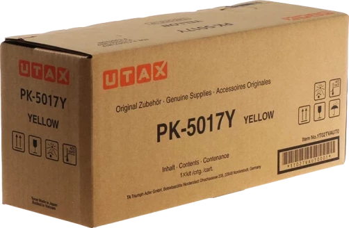 Utax Original PK-5017Y / 1T02TVAUT0 Tonerkartusche Gelb bis zu 6000 Seiten