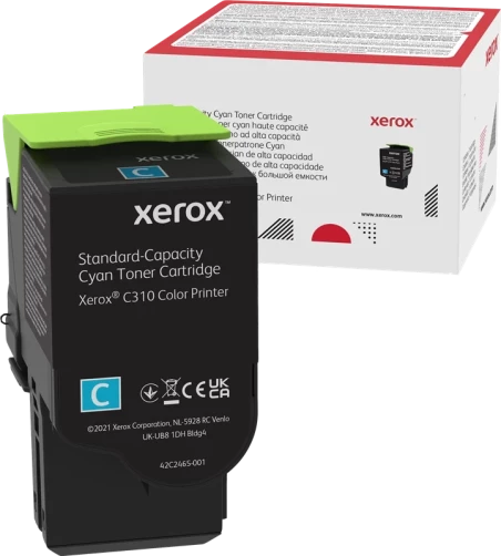 Original Xerox 006R04357 Toner Cyan bis zu 2000 Seiten
