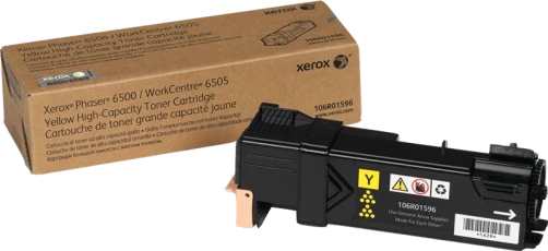 Original Xerox Phaser 6500 / 106R01596 Toner Gelb bis zu 2500 Seiten