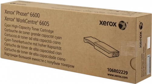 Xerox Original 106R02229 Tonerkartusche Cyan bis zu 6000 Seiten