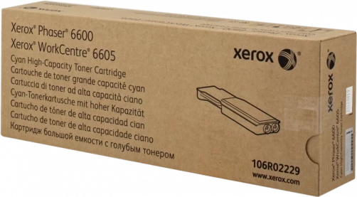 Original Xerox 106R02229 Toner Cyan bis zu 6000 Seiten
