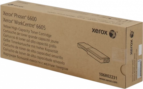 Xerox Original 106R02231 Tonerkartusche Gelb bis zu 6000 Seiten