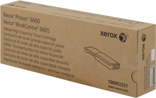 Original Xerox 106R02231 Toner Gelb bis zu 6000 Seiten