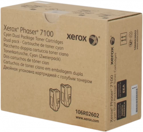 Xerox Original 106R02602 Tonerkartusche Cyan bis zu 9000 Seiten