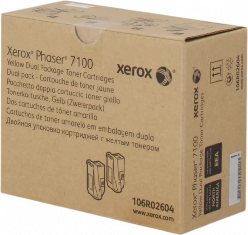 Xerox Original 106R02604 Tonerkartusche Gelb bis zu 9000 Seiten
