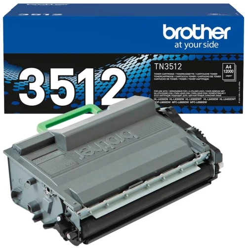 Original Brother TN-3512 Toner Schwarz bis zu 12000 Seiten