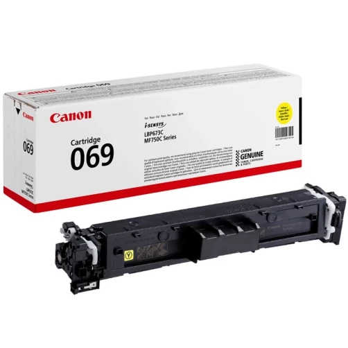 Original Canon 069 y / 5091C002 Toner Gelb bis zu 1900 Seiten