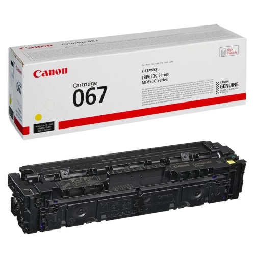 Original Canon 067 y / 5099C002 Toner Gelb bis zu 1250 Seiten
