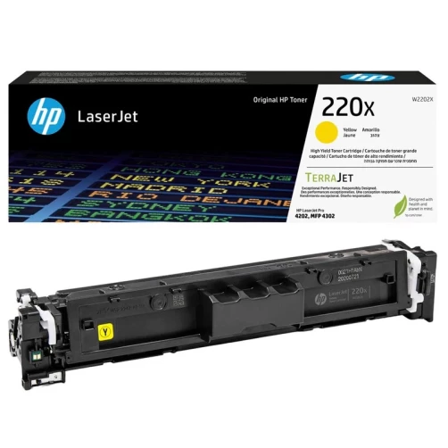 Original HP W2202X / 220X Toner Gelb bis zu 5500 Seiten