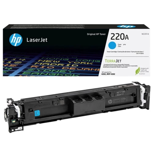 Original HP W2201A / 220A Toner Cyan bis zu 1800 Seiten