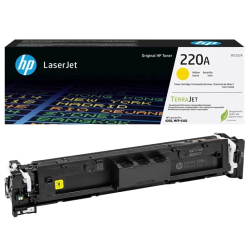 Original HP W2202A / 220A Toner Gelb bis zu 1800 Seiten