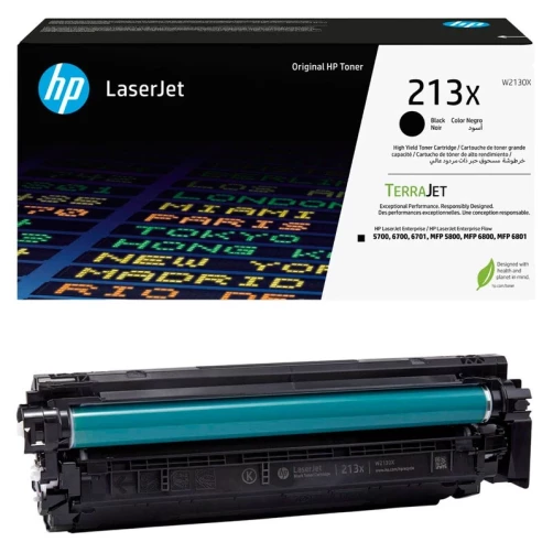 Original HP W2130X / 213X Toner Schwarz bis zu 9000 Seiten