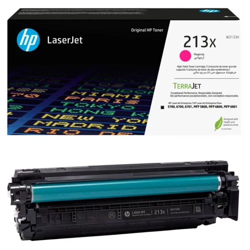 Original HP W2133X / 213X Toner Magenta bis zu 6000 Seiten