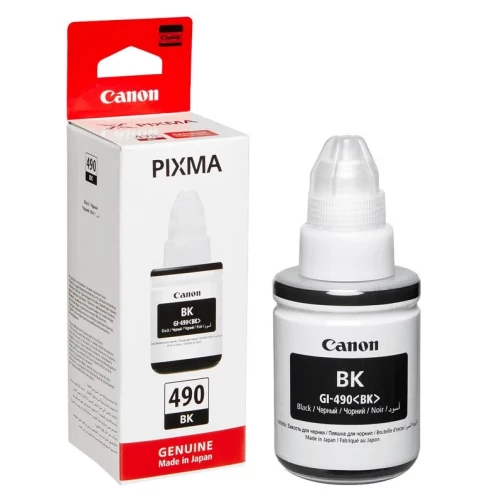 Original Canon GI-490bk / 0663C001 Tinte Schwarz bis zu 6000 Seiten