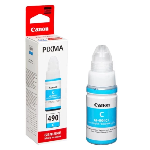 Original Canon GI-490c / 0664C001 Tinte Cyan bis zu 7000 Seiten