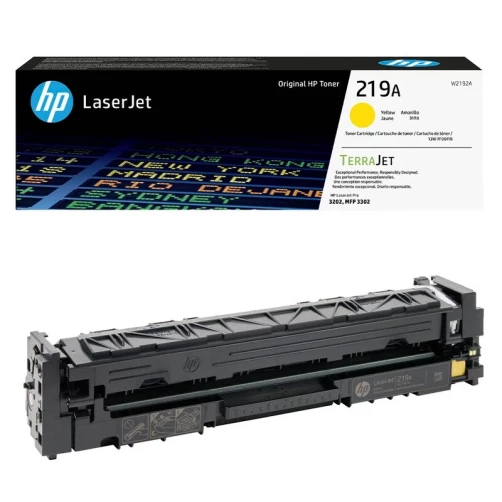 Original HP W2192A / 219A Toner Gelb bis zu 1200 Seiten