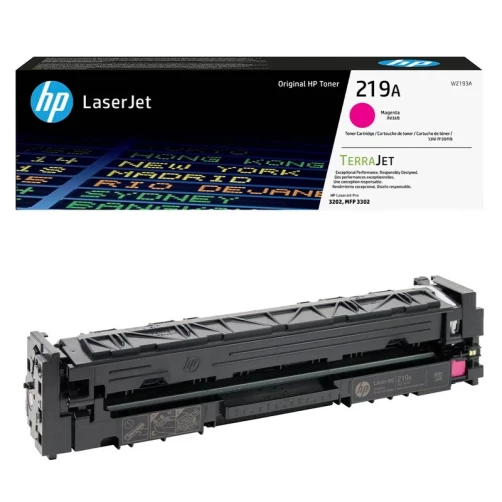 Original HP W2193A / 219A Toner Magenta bis zu 1200 Seiten