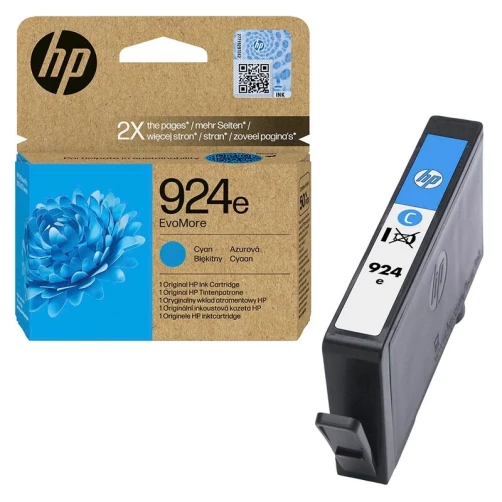 Original HP 924e / 4K0U7NE Tinte Cyan bis zu 800 Seiten