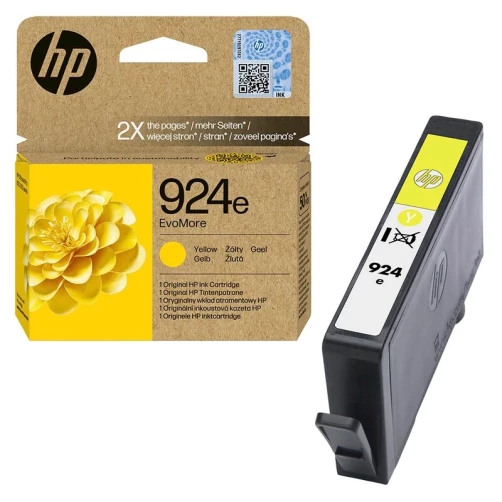 Original HP 924e / 4K0U9NE Tinte Gelb bis zu 800 Seiten