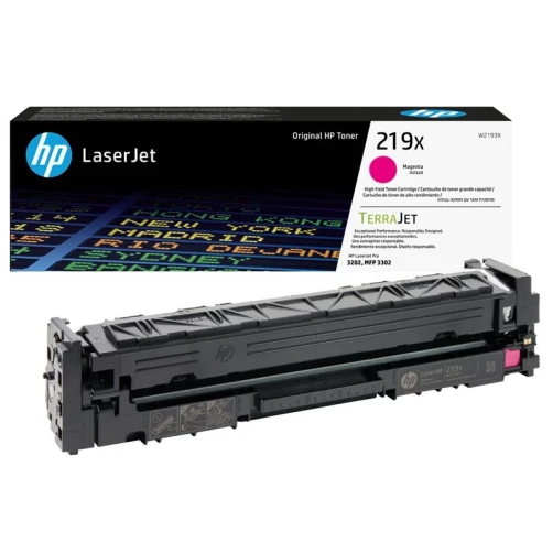 Original HP 219X / W2193X Toner Magenta bis zu 2500 Seiten