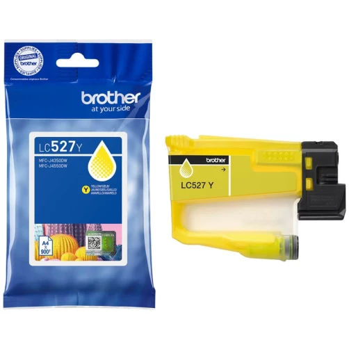Original Brother LC527Y Tinte Gelb bis zu 900 Seiten