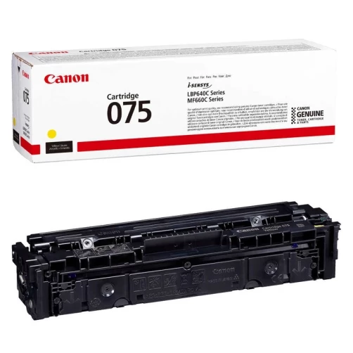Original Canon 6362C002 / 075 y Toner Gelb bis zu 1300 Seiten