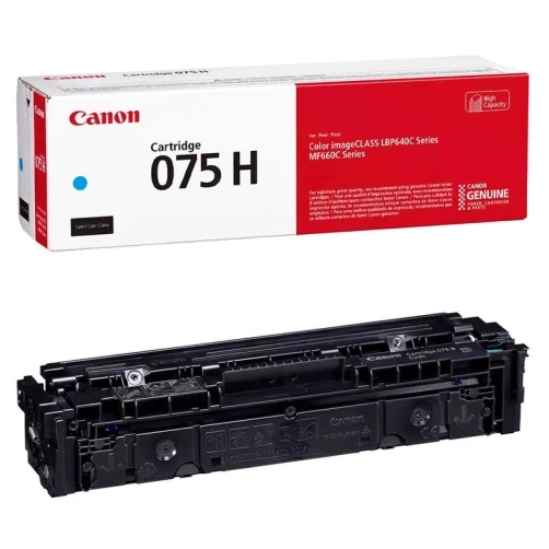 Original Canon 6368C002 / 075 hc Toner Cyan bis zu 2500 Seiten