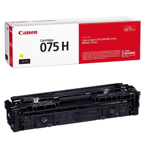 Original Canon 6366C002 / 075 hy Toner Gelb bis zu 2500 Seiten